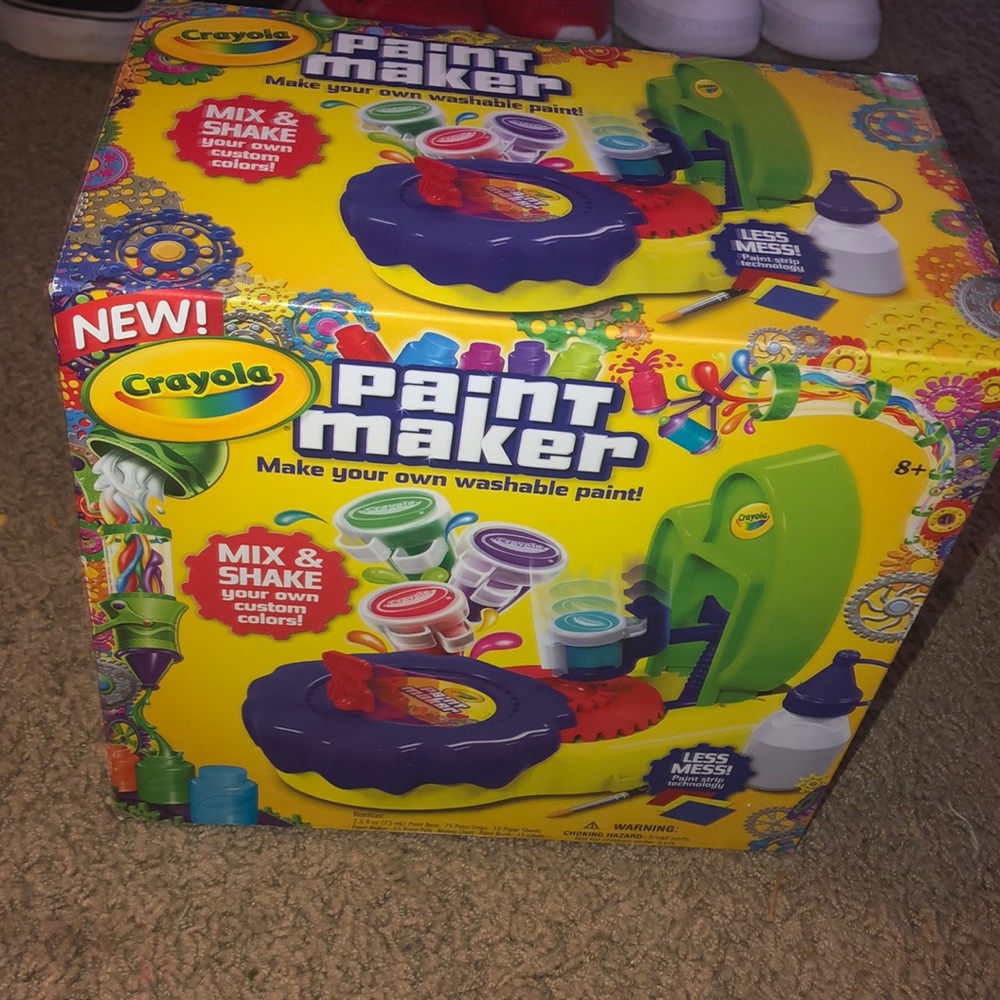 crayola paint maker brand new never opened